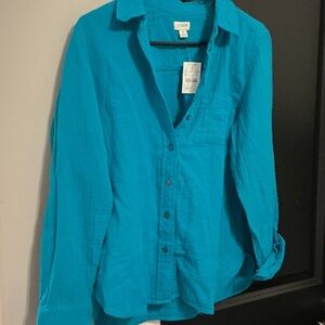 NWT Women’s J Crew long sleeve shirt.